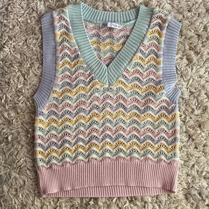 Zara sweater vest